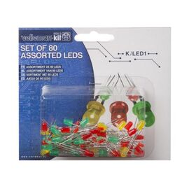 Velleman K/LED1 Sortiment mit 80 LEDs