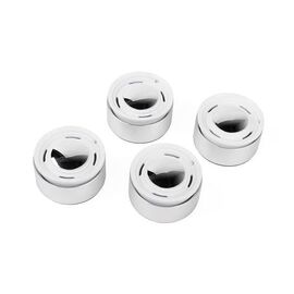 RC4WD Analog 1.9 Alu CAP Wheels White