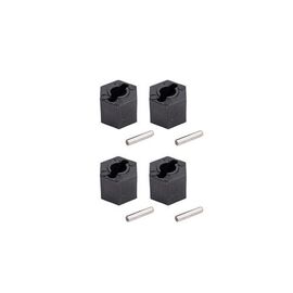 Hobbytech Plastics wheel hub hex + pins