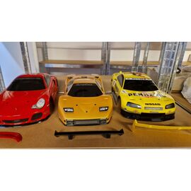OKZ-380-Garage Sale - Set de 3 carrosseries peintes 1:10 (Porsche, Lamborghini &amp; Nissan)