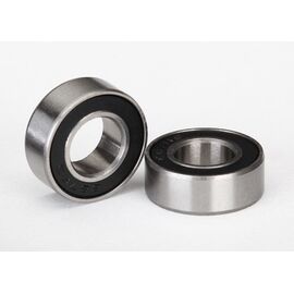 TRX5103A-Ball bearings, black rubber sealed (7x14x5mm) (2)
