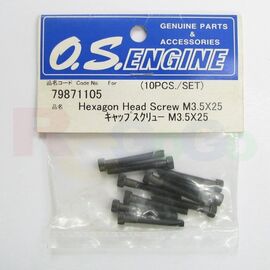 EN79871105-HEXAGON HEAD SCREW M3.5X25 (10PCS./SET)