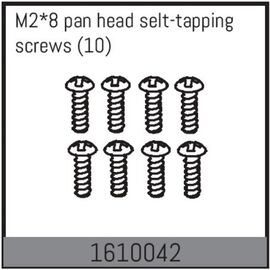 AB1610042-M2*8 pan head selt-tapping screws (10)