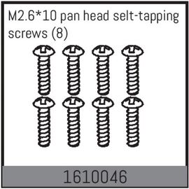 AB1610046-M2.6*10 pan head selt-tapping screws (8)