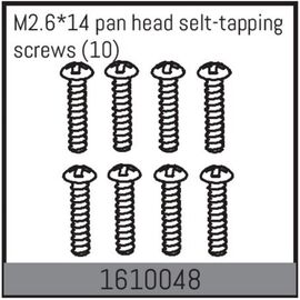 AB1610048-M2.6*14 pan head selt-tapping screws (10)