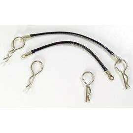 AB2440025-1:10 Body Clips with rope, Black (80mm)