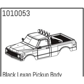 AB1010053-Black Lexan Pickup Body