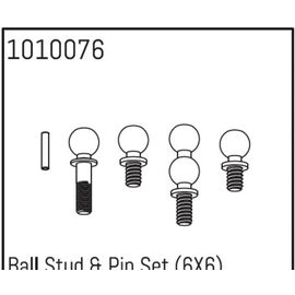AB1010076-Ball Stud &amp; Pin Set (6X6)