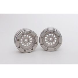 ABMT0020SS-Beadlock Wheels PT-Bullet Silver/Silver 1.9 (2 pcs)&#160;