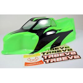 ABT08717-TR8EV2G-Body TR8EV2 PVC with sticker sheet (green/black)