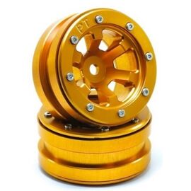 ABMT0060GOGO-Beadlock Wheels PT-Claw Gold/Gold 1.9 (2 pcs)