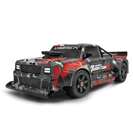 MV150319-QuantumR Race Truck Body (Black/Red)