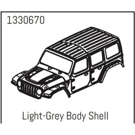 AB1330670-PC Body Shell Light-Grey - Yucatan