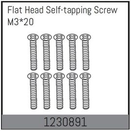 AB1230891-M3*20 Flat Head Self-tapping Screw Set (10)