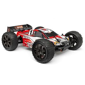 HPI101717-Clear Trophy Truggy Flux Bodyshell w/Window Masks and Decals