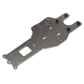 HPI102169-REAR CHASSIS PLATE (GUNMETAL)