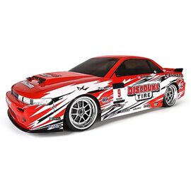 HPI113086-NISSAN S13/DISCOUNT TIRE PAINTED BODY (NITRO 3/200MM)