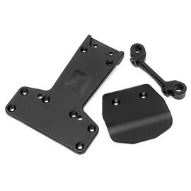 HPI85210-SKID PLATE/REAR CHASSIS SET