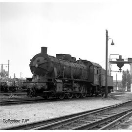 ARW02.HJ2404-SNCF Dampflok 040D 3 Dome schwarz/gr&#252;n Ep.III
