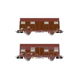 SNCF 2 ged.Güterwg.Fret-Express G41+G42 Ep.IV