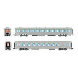 SNCF, 2-er Set DEV Inox, B6Dtj + B9tj, Ep IV/V