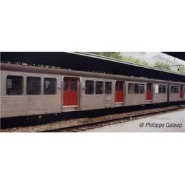 SNCF 3 RIB 70 Ergämzungswagen rote Türen Ep IV-V