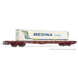 SNCF Flachwagen S7 + caisse mobile MEDINA Ep V