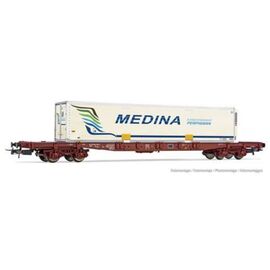 ARW02.HJ6211-SNCF Flachwagen S7 + caisse mobile MEDINA Ep V