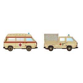 VW T3 DRK Bus & DoKa Plane (2er-Set)