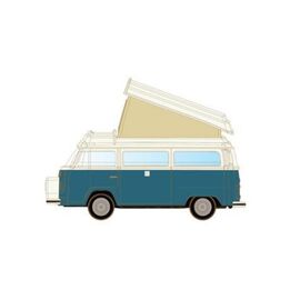 VW T2 Camper türikis/weiß (Metallic Serie)