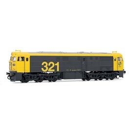 ARW03.E3119D-RENFE Diesellok 321.025 amarilla/grau DCC