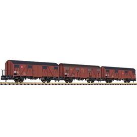 DB AG 3 ged. Güterwagen/Bremserbühne Gos-uv, Ep.V
