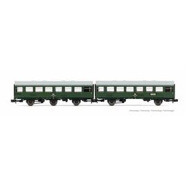 DR 2 Rekowagen (Gepäck) grün 3- und 2-achsig Ep.IV