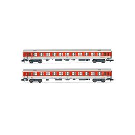 DB Nachtzug 2 Personenwagen Bomdz Ep.VI