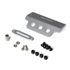 GM30007-Gmade Aluminum Skid Plate Silver for GS01 Front Tube Bumper