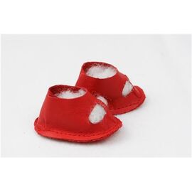 Lederschuhe rot