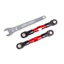 LEM2443R-Camber links, rear (TUBES red-anodize d, 7075-T6 aluminum, stronger than ti tanium) (2) (assembled w