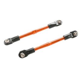 LEM3139T-Turnbuckles, aluminum (orange-anodize d), toe links, 59mm (2) (assembled w/ rod ends &amp; hollow balls)