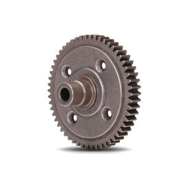 LEM3956X-Spur gear, steel, 54-tooth (0.8 metri c pitch, compatible with 32-pitch) (for center differential)