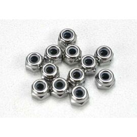 NUTS, 2.5MM NYLON LOCKING (12)