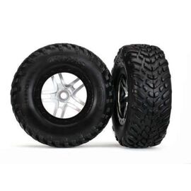 LEM5975X-Tires &amp; wheels, assembled, glued (S1&nbsp; compound) (SCT Split-Spoke satin chrome, black beadlock style