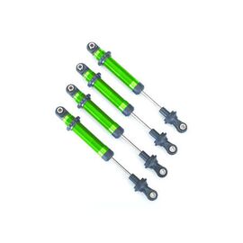 Shocks, GTS, aluminum (red-anodized) (assembled without springs) (4) (for use with #8140R TRX-4 Long Arm Lift K