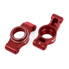 LEM7852R-Carriers, stub axle (red-anodized 606 1-T6 aluminum) (left &amp; right)