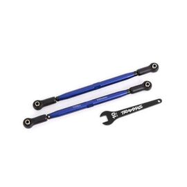 LEM7897X-Toe links, front (TUBES blue-anodized , 6061-T6 aluminum) (2) (for use with #7895 X-Maxx WideMaxx su