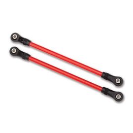 LEM8145R-Suspension links, rear lower, red (2)&nbsp; (5x115mm, powder coated steel) (assembled with hollow balls)