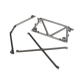 LEM8433X-Tube chassis, center support/ cage to p/ rear cage support (satin black chrome-plated)&nbsp; &nbsp; &nbsp; &nbsp; &nbsp; &nbsp; &nbsp;
