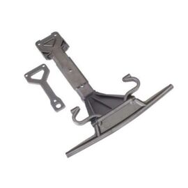 Skidplate, front (plastic)/ support p late (steel)
