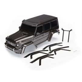 LEM8811R-Body, Mercedes-Benz G 500 4x4, comple te (black) (includes rear body post, grille, side mirrors, doo