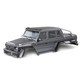 LEM8825X-Body, Mercedes-Benz G 63, complete (m atte graphite metallic) (includes gri lle, side mirrors, door