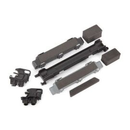 LEM8919R-Battery hold-down/ mounts (front &amp; re ar)/ battery compartment spacers/ foa m pads (fits Maxx with e